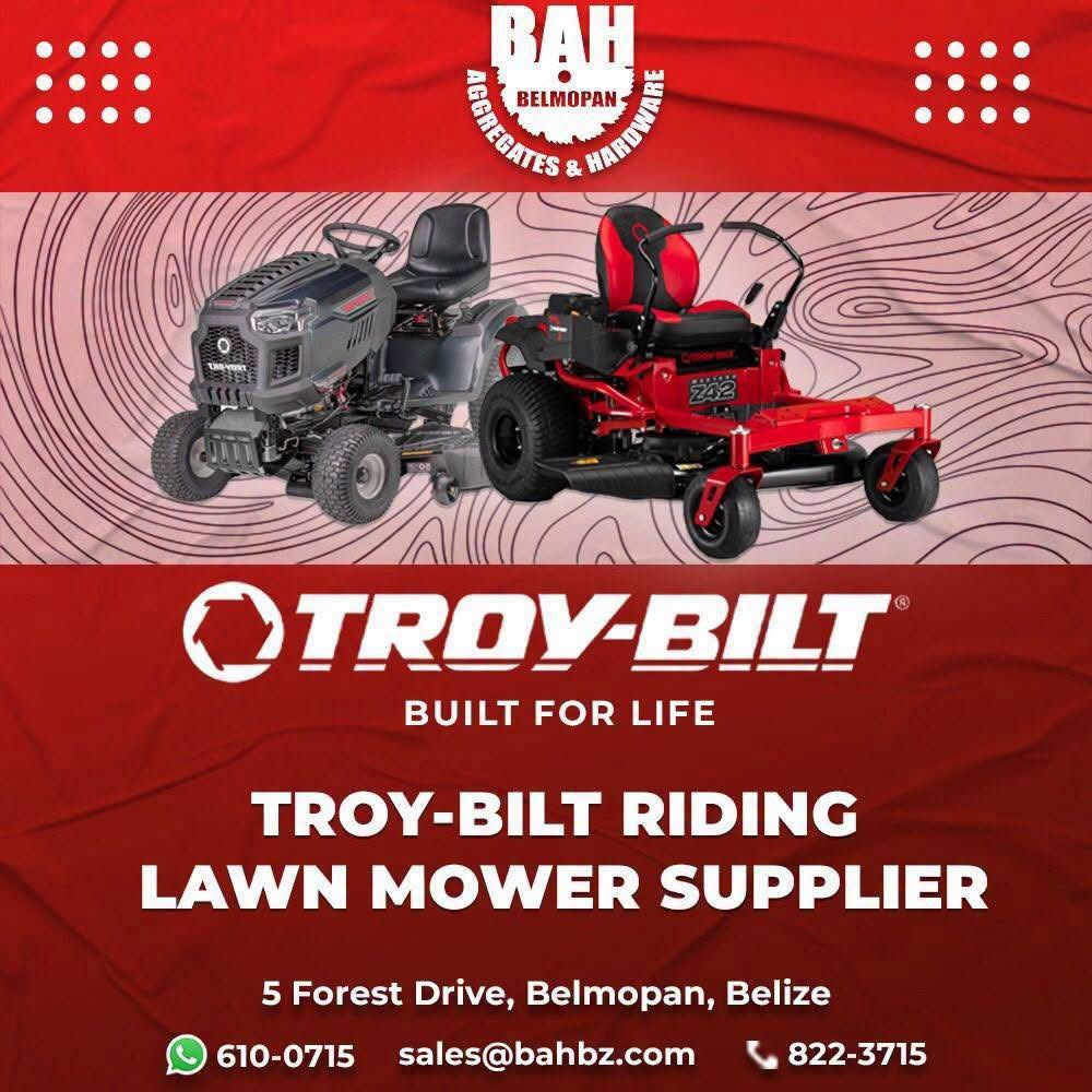 Grass by the acre? Stop pushing. BAH now sells Troy-Bilt riding mowers.
