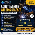 STEM U opens just 18 seats for adult welding programme