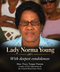 Belize mourns former First Lady Lady Norma Young
