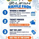 Universal Hardware brings motorcycle raffle and 15 percent discount to BCCI Expo
