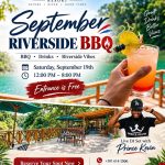 Celebrate September by the river with BBQ and live DJ at Villa Massis
