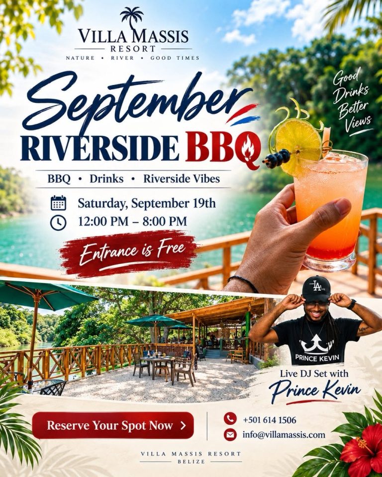 Celebrate September by the river with BBQ and live DJ at Villa Massis