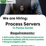 Job opportunity opens for qualified Process Servers in Punta Gorda