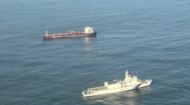 Belize-flagged tanker narrowly avoids capsizing after engine failure off India