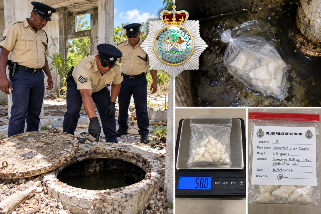 Suspected crack cocaine found inside sewage tank at abandoned building north of San Pedro