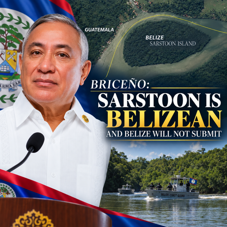 Briceño: Sarstoon is Belizean and Belize will not submit