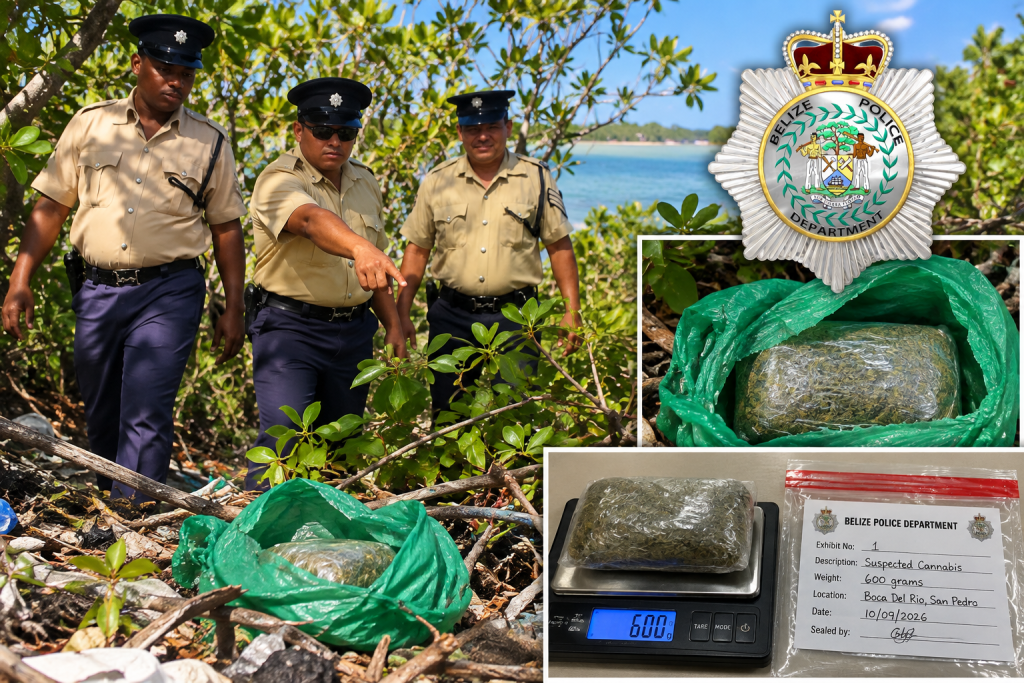 San Pedro police recover suspected cannabis during Boca Del Rio search