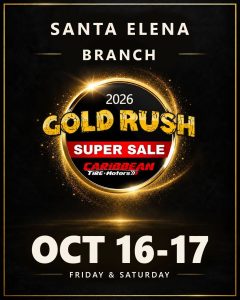 Santa Elena, it's your turn: Gold Rush Super Sale is coming