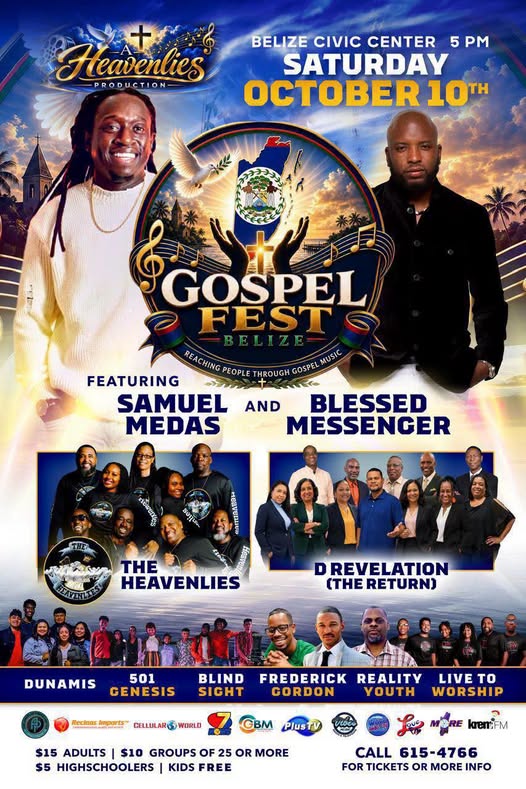 Gospel Fest set for Belize City Civic Center this Saturday