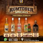 Rumtober is here at Travellers Liquors