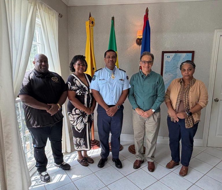 Brazil honours BDF Air Wing Commander Kenroy Smith with Order of Aeronautical Merit (1)
