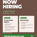 Job alert: Cahal Pech Village Resort seeks two new team members